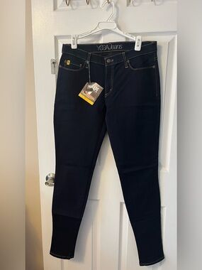 Yoga Jeans Women's Dark Wash Skinny Denim Jeans